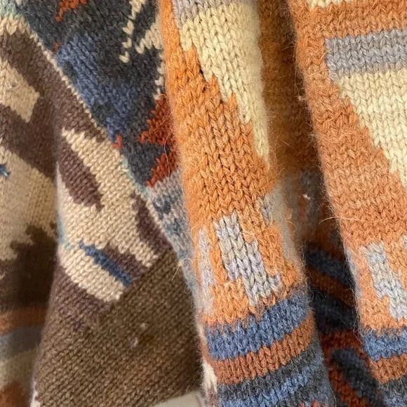 Multicolor Patterned Women's Sweater (Ralph Lauren?) No Tags, size Med/Lg - Picture 5 of 13